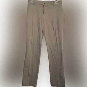 💥Mills Uniform Company Women Beige Full Length Pants Flat Front Size Juniors 5